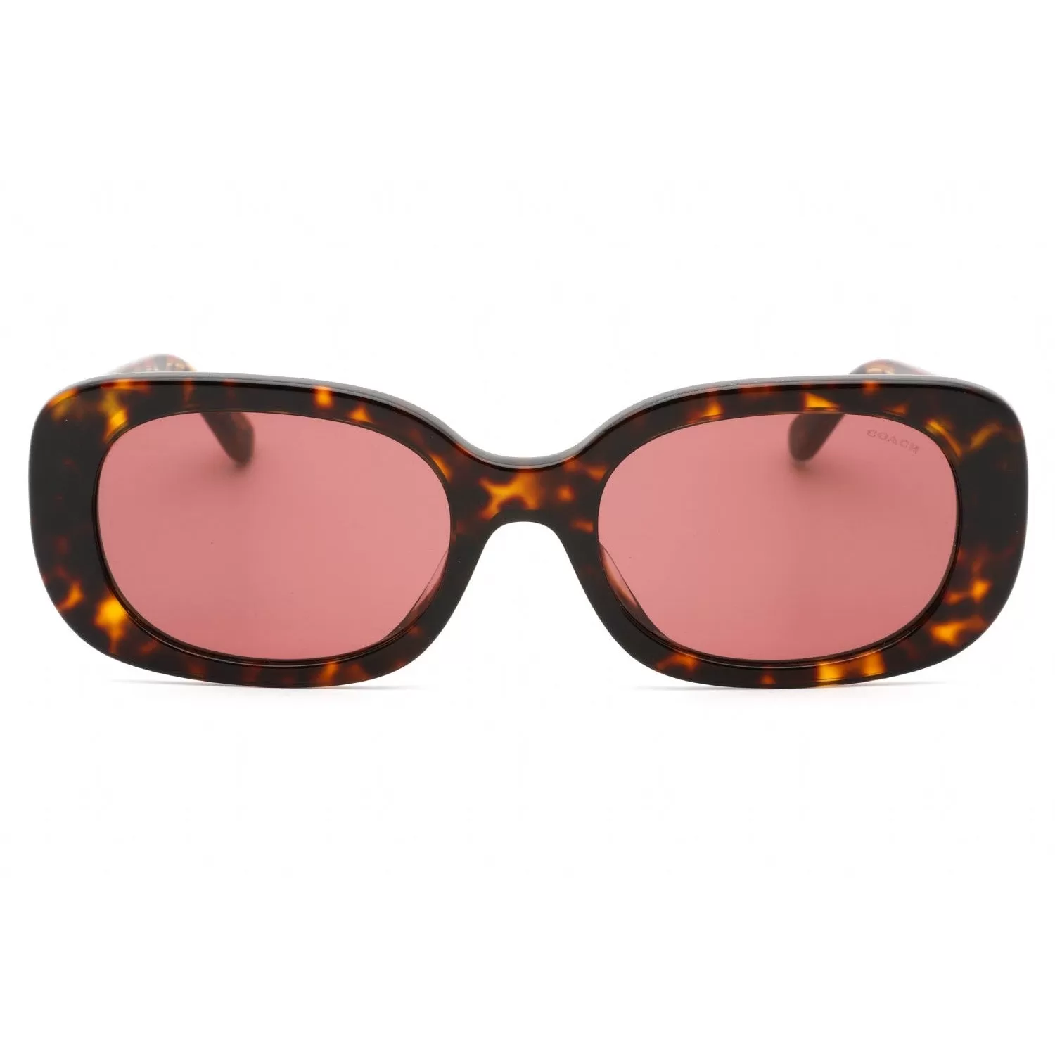 Coach 0HC8358U Sunglasses Dark Tortoise/ Dark Violet Women's