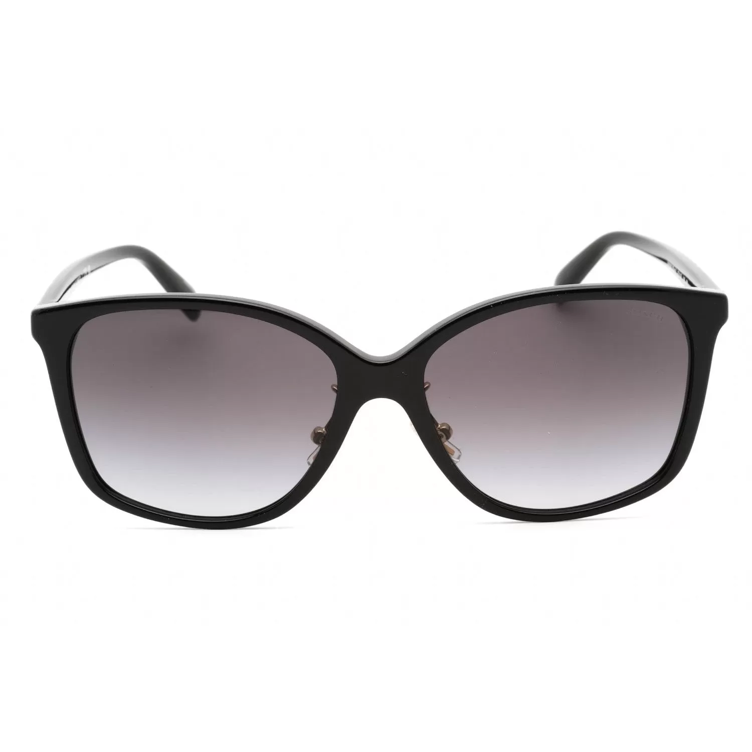 Coach 0HC8361F Sunglasses Black/Grey Gradient Women's