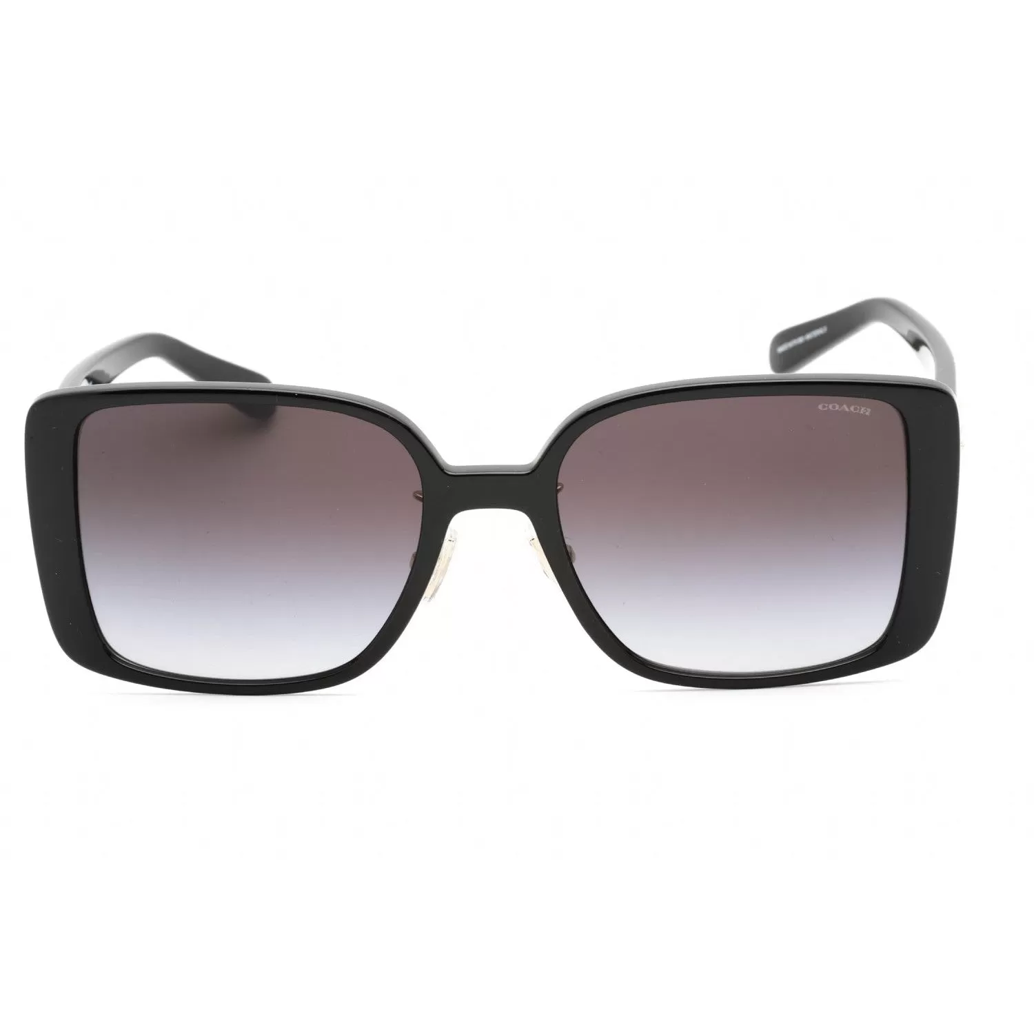 Coach 0HC8375 Sunglasses Black / Grey Gradient Women's