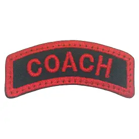 COACH TAB - BLACK RED