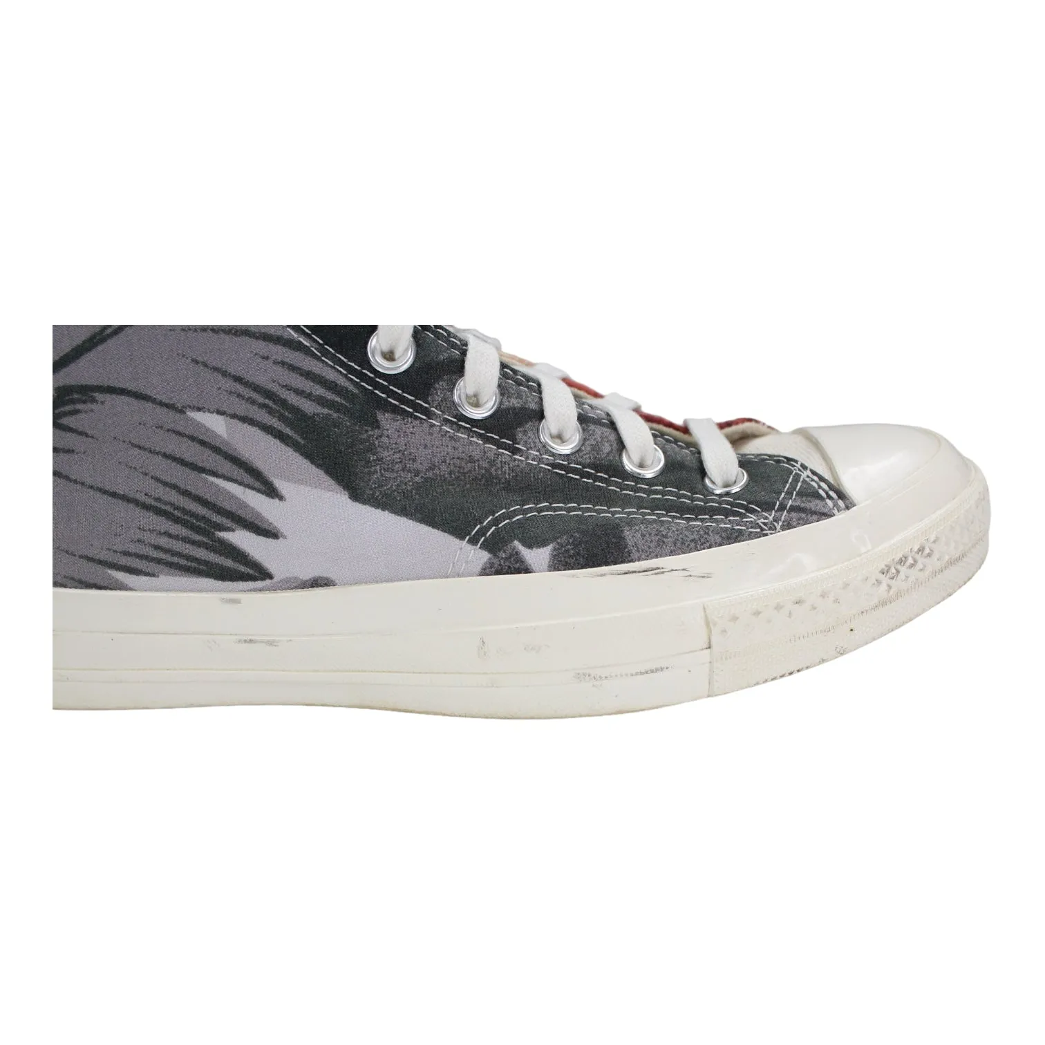 Converse X Beyond Retro Renew Alpha Shirts Grey/Red Chuck Taylor High Tops