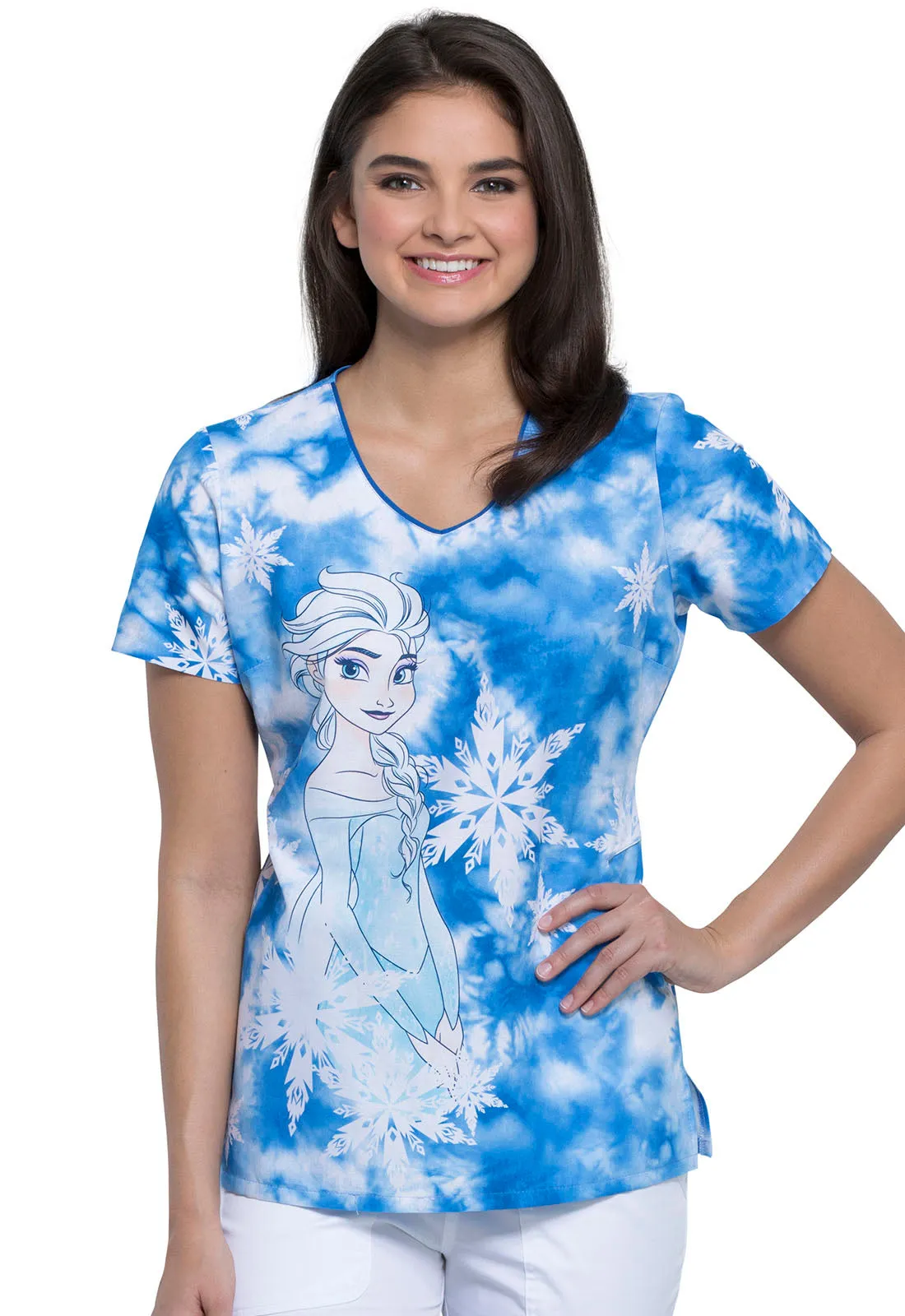 Disney's Elsa V-Neck Top