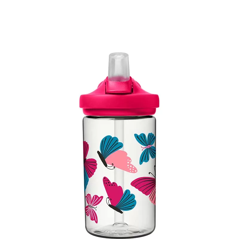 Eddy+ Kids 14oz Bottle with Tritan Renew in Colorblock Butterflies