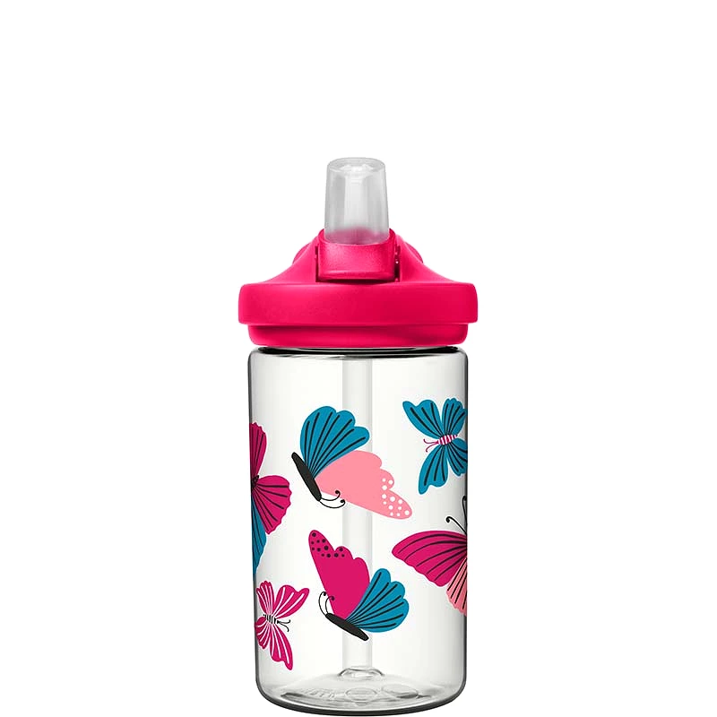 Eddy+ Kids 14oz Bottle with Tritan Renew in Colorblock Butterflies