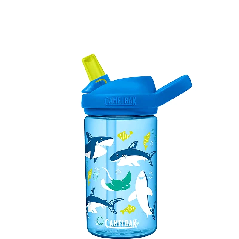 Eddy+ Kids 14oz Bottle with Tritan Renew in Sharks And Rays