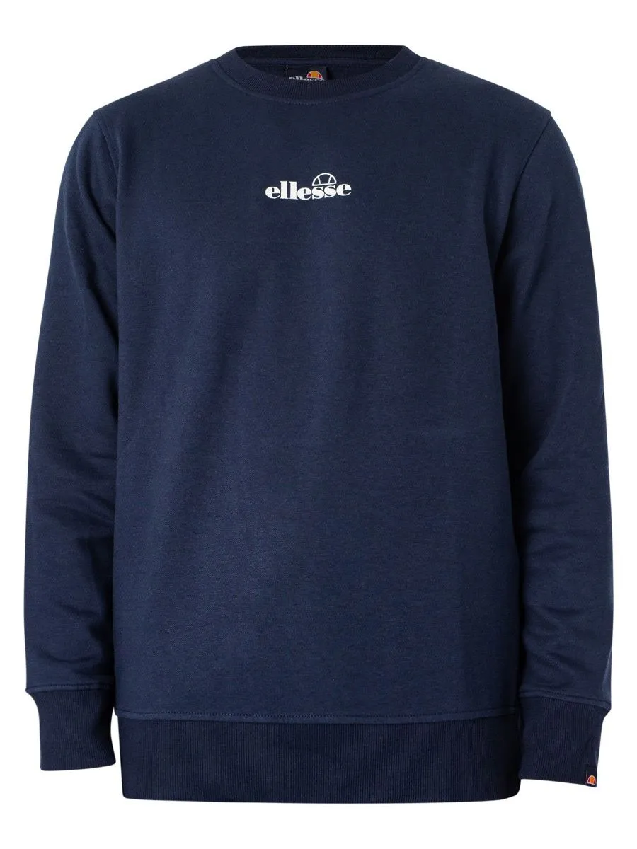 Ellesse Kiamto Crew Neck Sweatshirts Navy