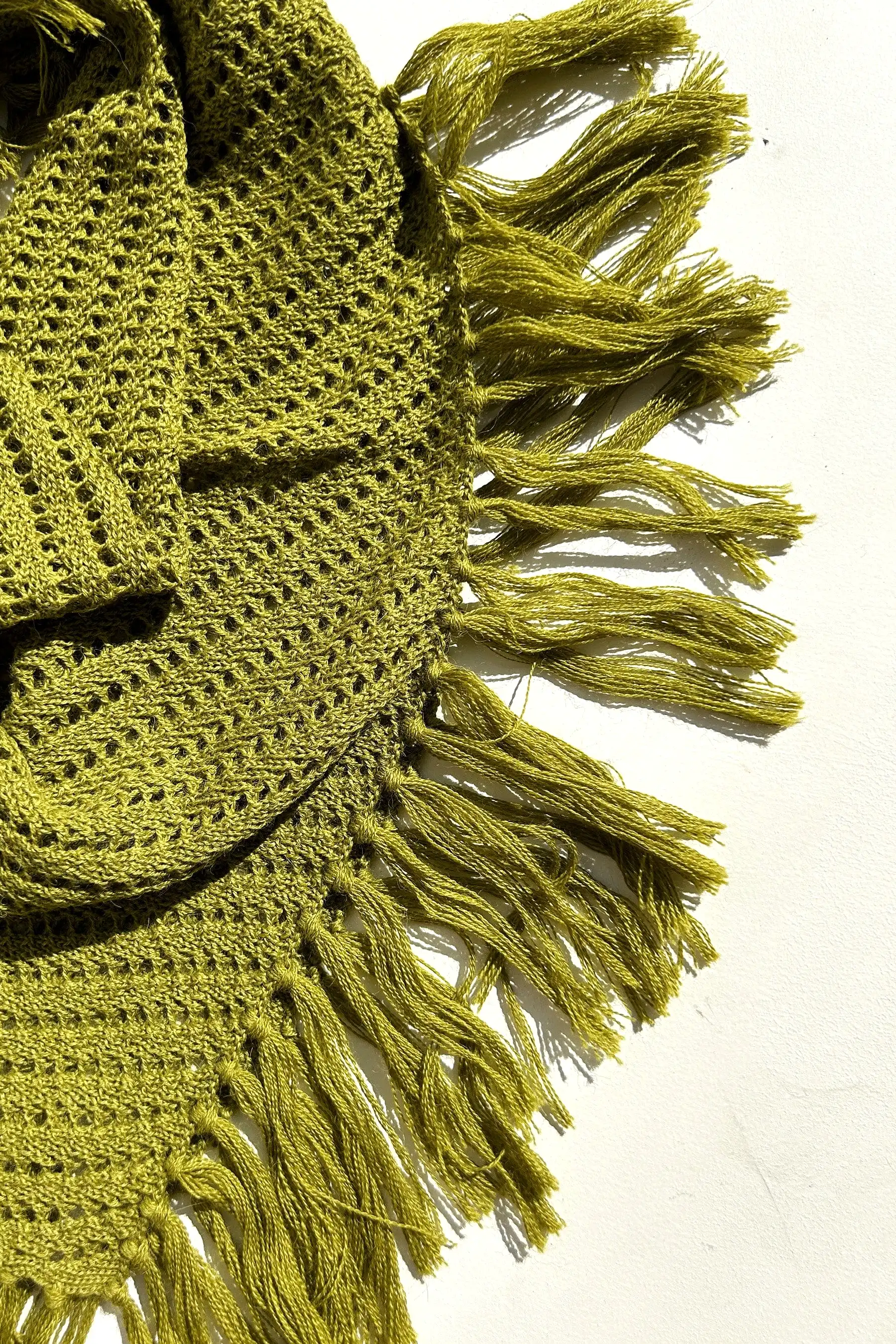 Fringe Scarf in Baby Alpaca