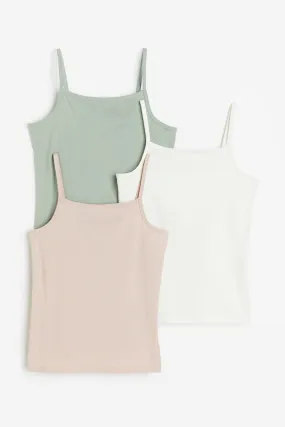 H&M 3-pack Cotton Tank Tops