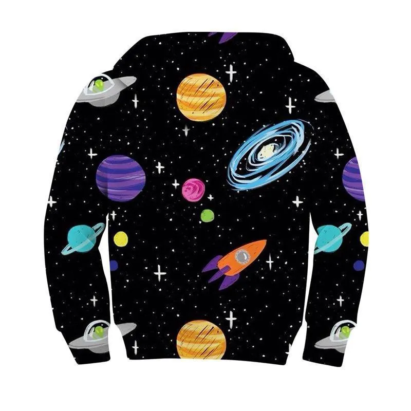 Hoodie, Kids 3D Hoodies, Galaxy