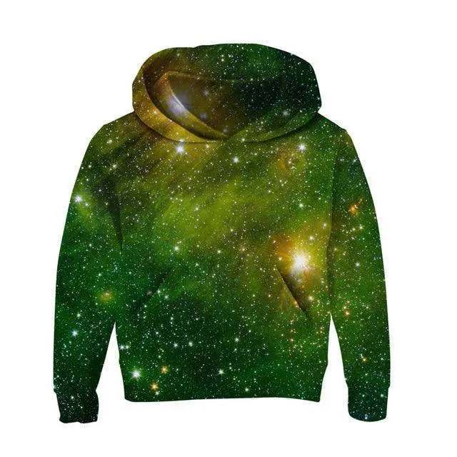 Hoodie, Kids 3D Hoodies, Galaxy