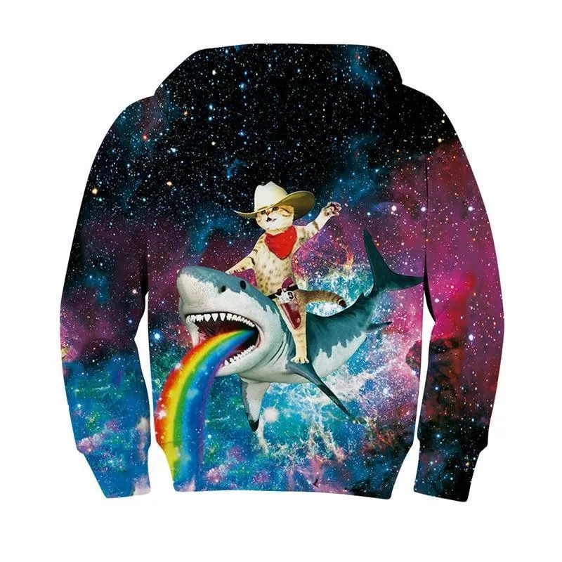 Hoodie, Kids 3D Hoodies, Galaxy