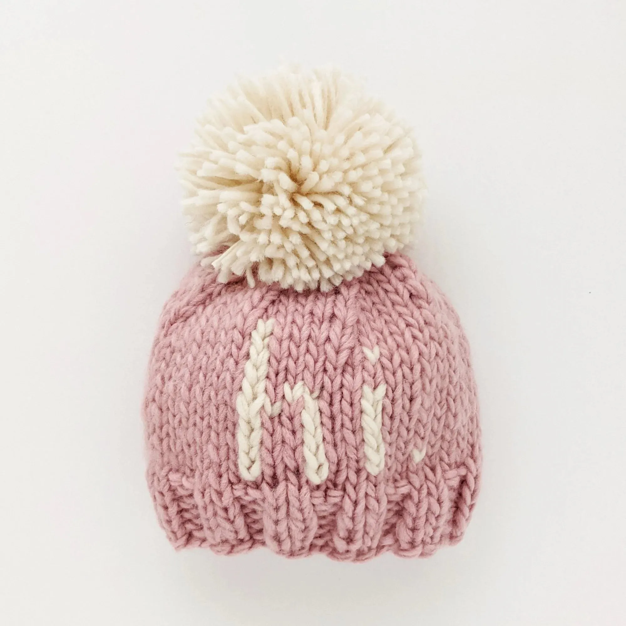 Huggalugs - HI Rosy Hand Knit Beanie Hat