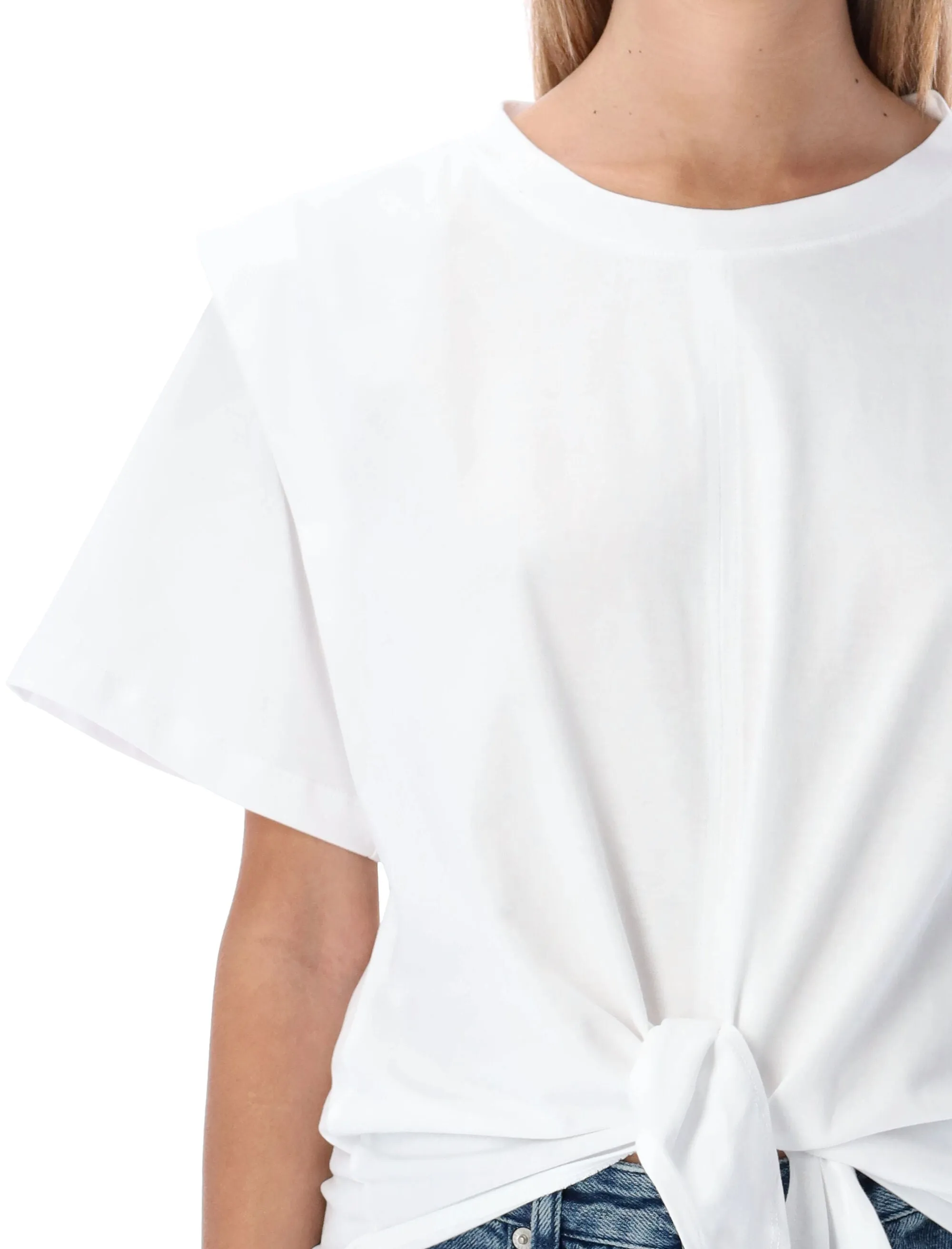 Isabel Marant Knot-Detailed Crewneck T-Shirt