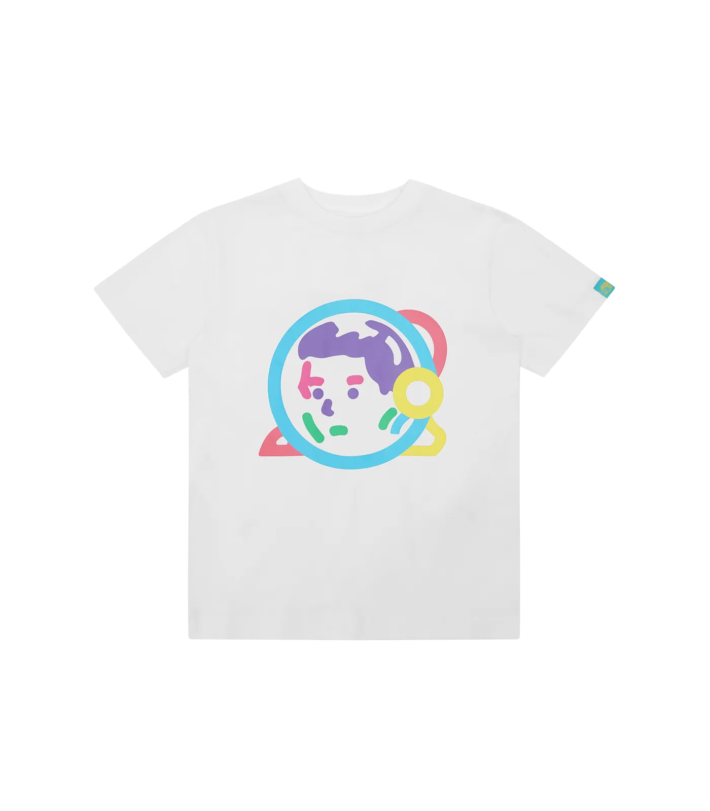 KIDS HELMET LOGO T-SHIRT - WHITE