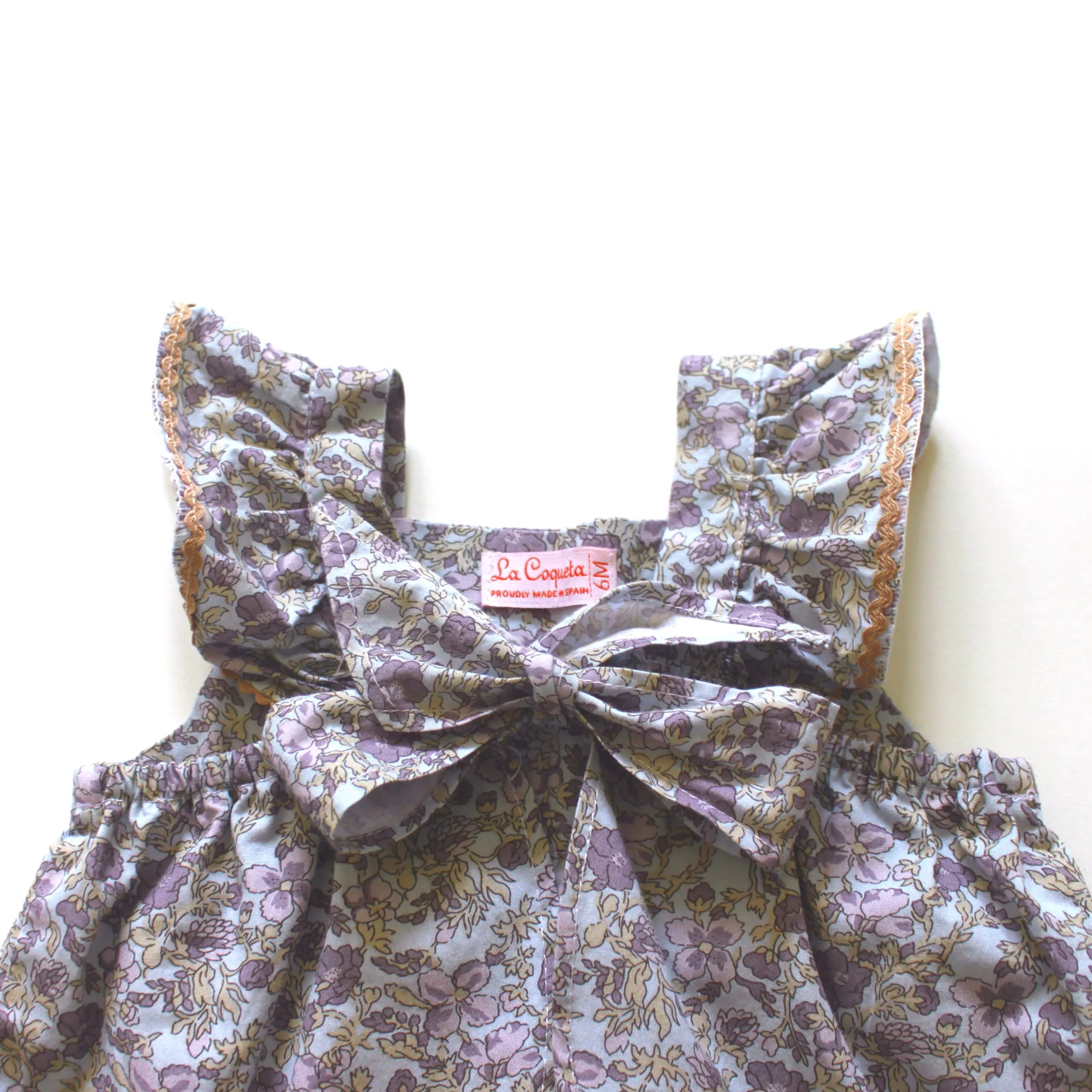 La Coqueta Liberty Print Top with Matching Ruffled Bottoms: 6 Months