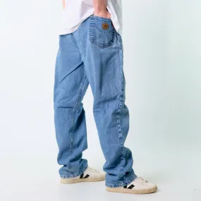 Light Blue 90s Carhartt Denim Carpenter Baggy Jeans Baggy Pants (44x34)