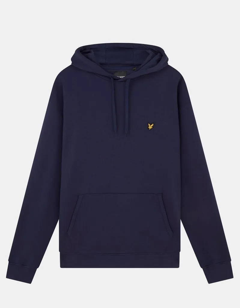 Lyle & Scott Core Plain Hooded Sweatshirts Navy