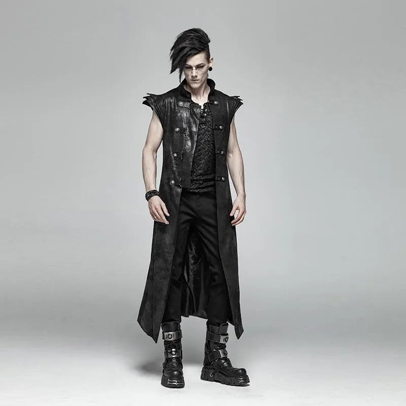 Men's Goth Ripped Tank Tops