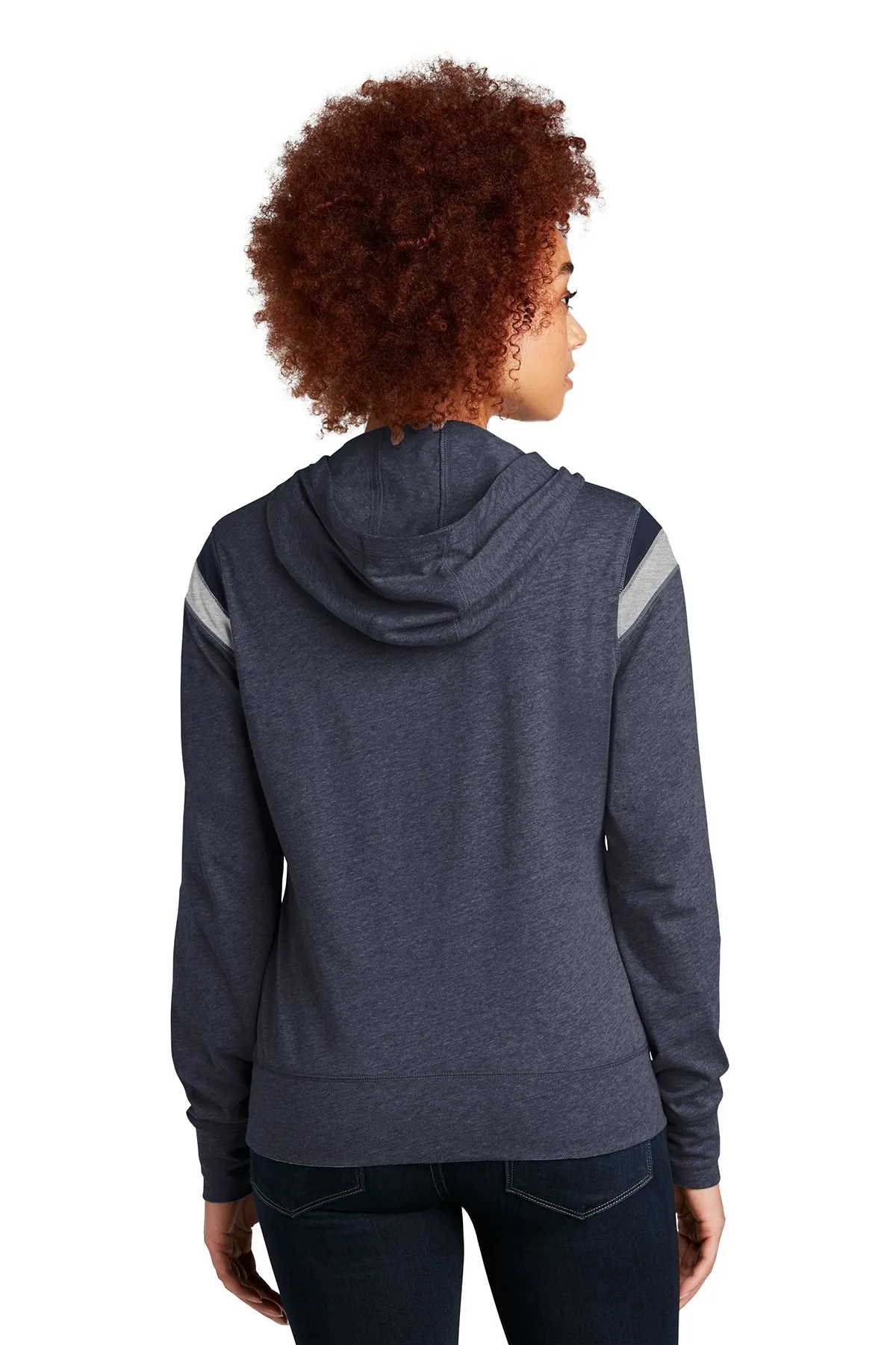 New Era Ladies Heritage Custom Hoodies, True Navy Heather