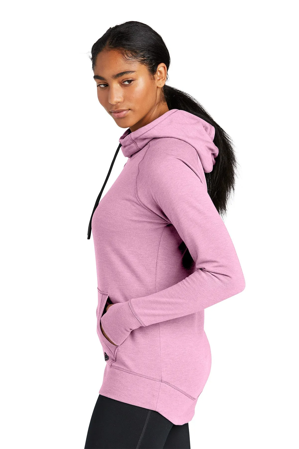 New Era Ladies Tri-Blend Custom Hoodies, Lilac Heather