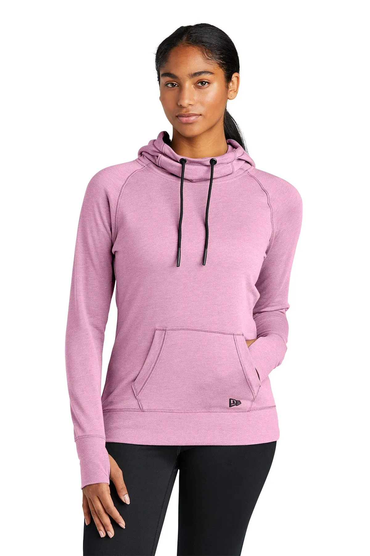 New Era Ladies Tri-Blend Custom Hoodies, Lilac Heather