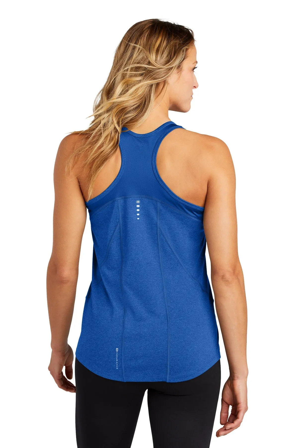 OGIO ENDURANCE Ladies Pulse Branded Tank Tops, Electric Blue