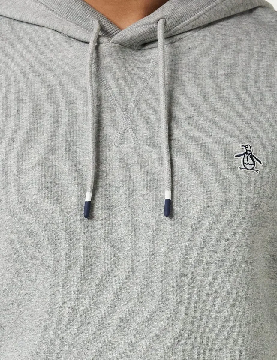 Original Penguin Sticker Pete Hooded Sweatshirts Rain Heather