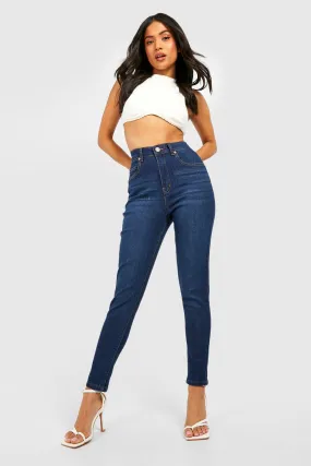 Petite High Rise 5 Pocket Skinny Jeans