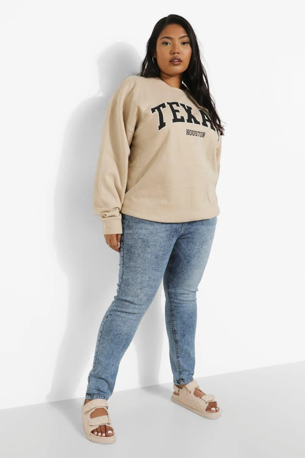 Plus High Rise Skinny Jeans