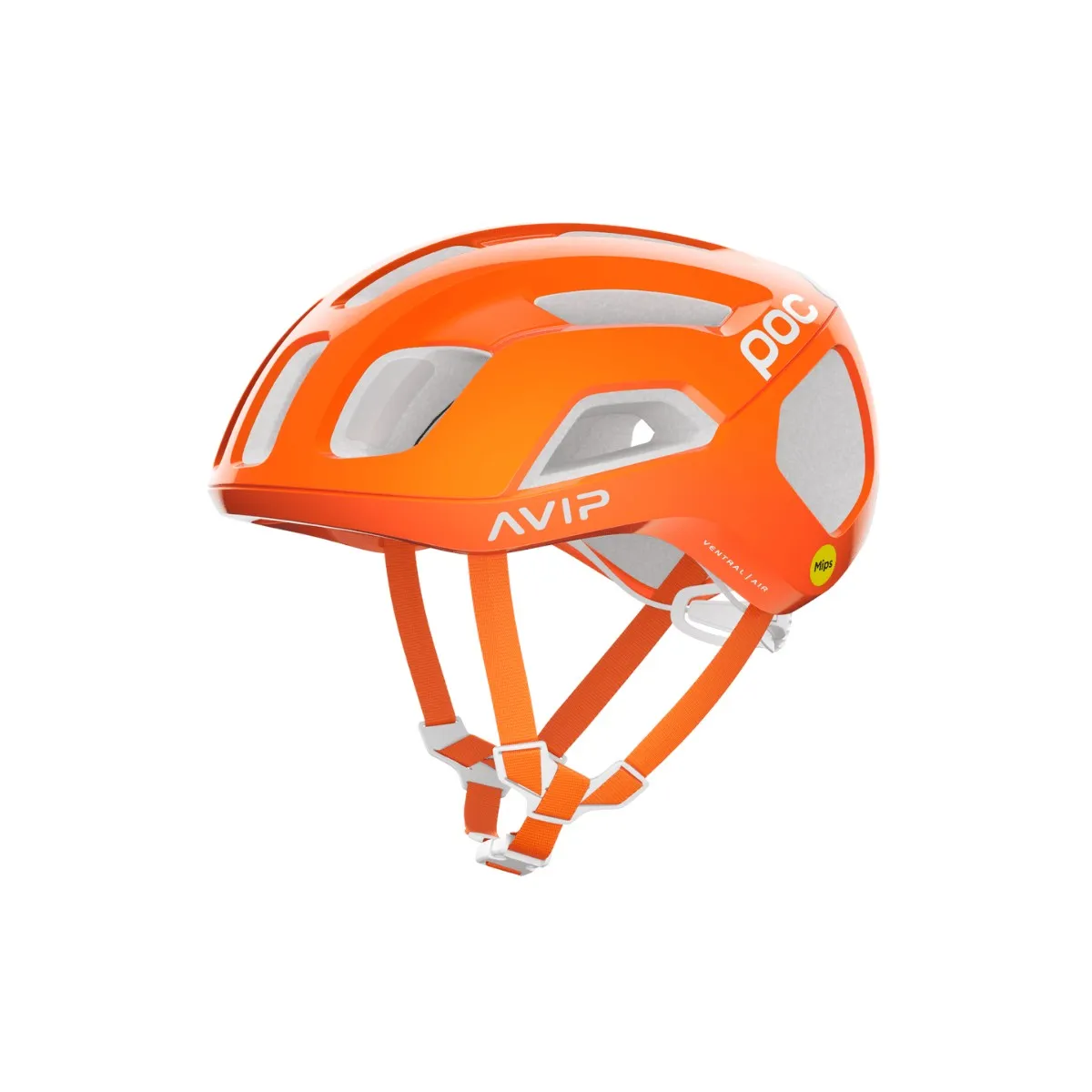 POC Ventral Air Mips Helmet Orange White