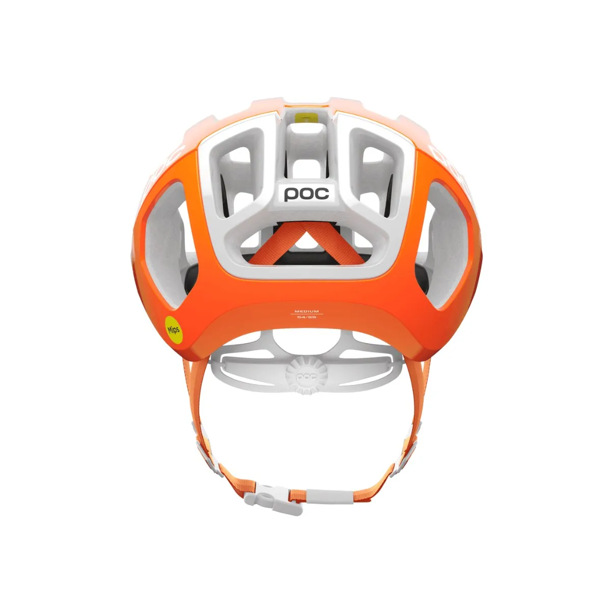 POC Ventral Air Mips Helmet Orange White