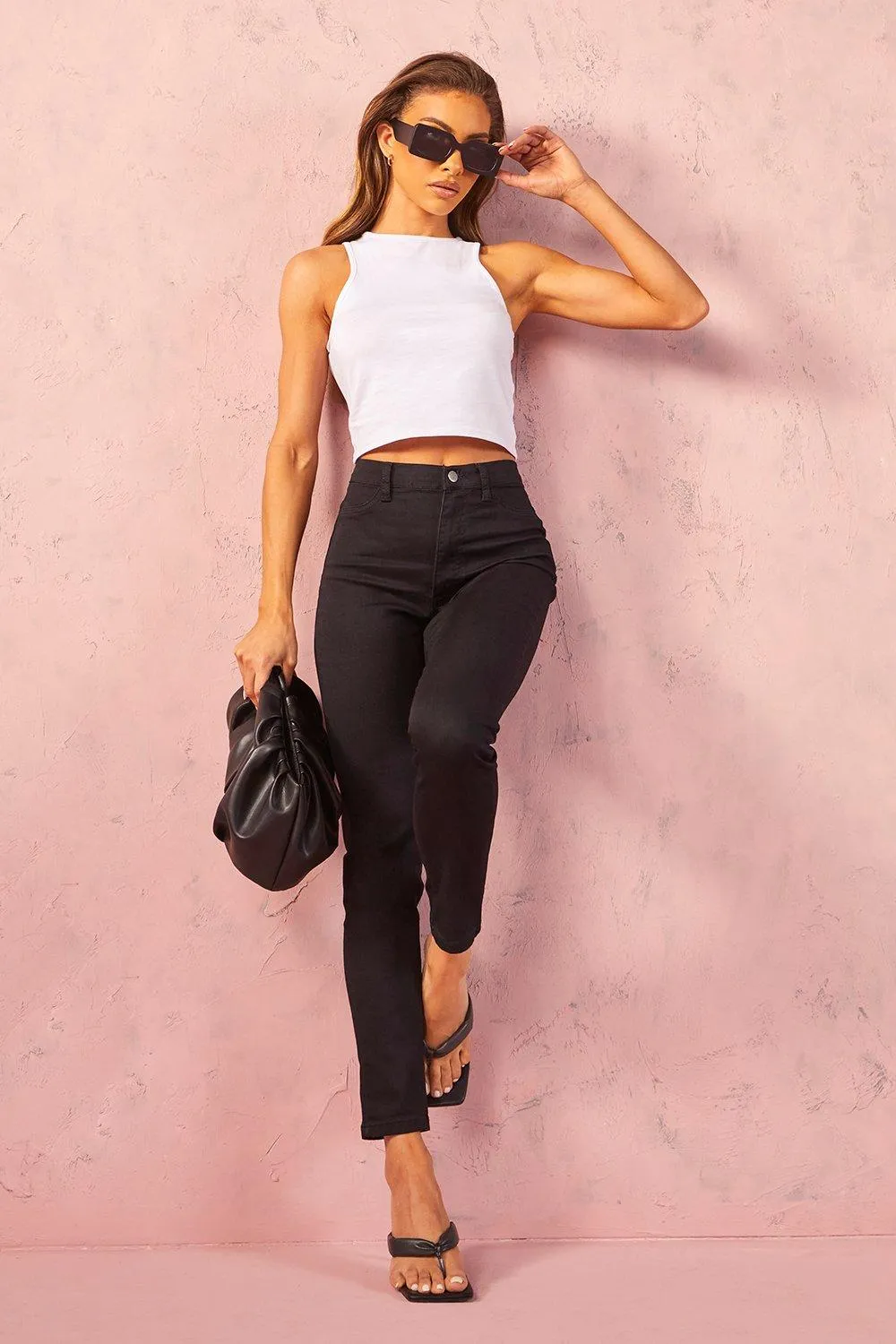 Power Stretch High Waisted Skinny Jeans