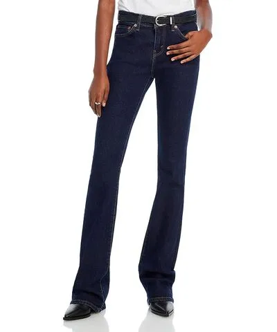 RE/DONE Womens Bell Bottoms Denim Bootcut Jeans