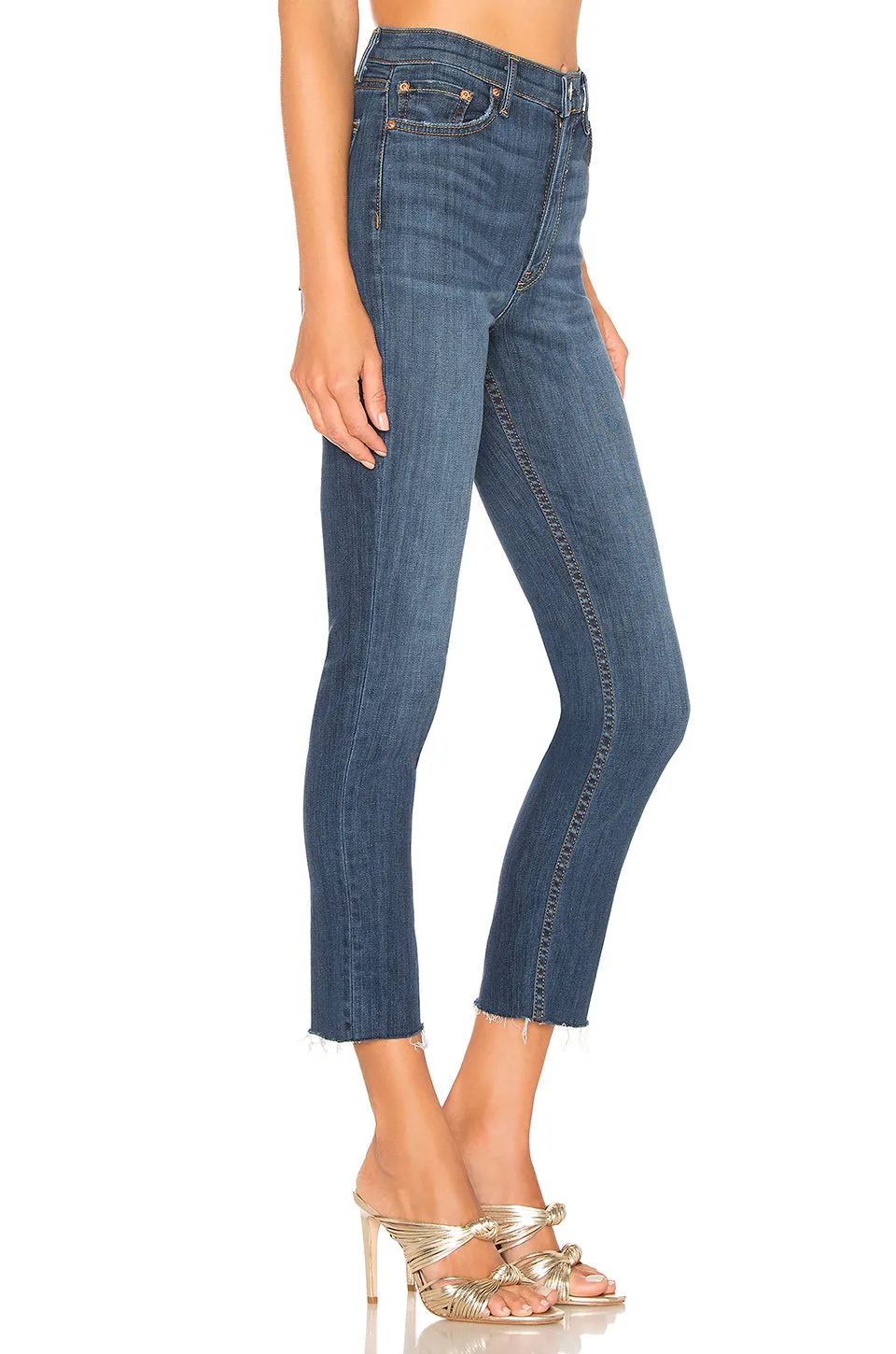 Reed Cropped Jeans - Night Light