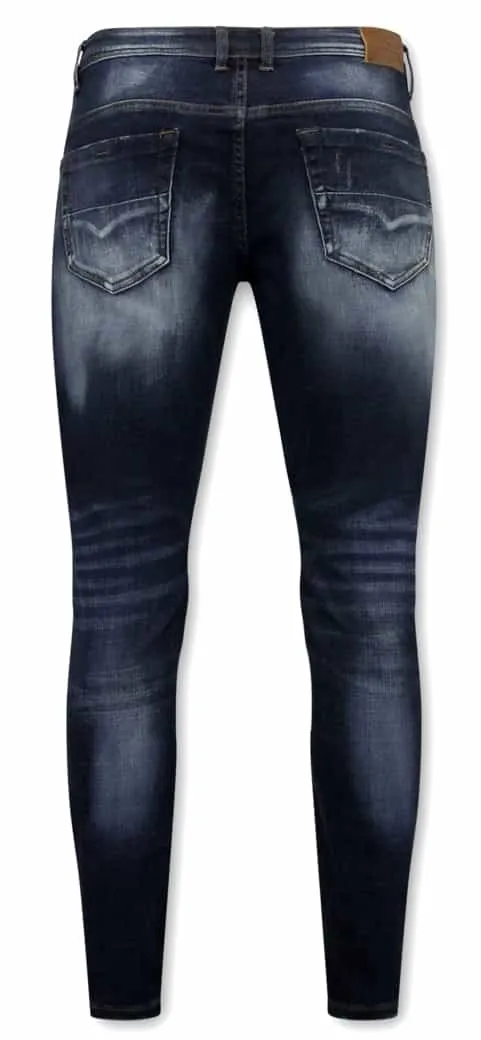 Ripped Jeans For Men Blue