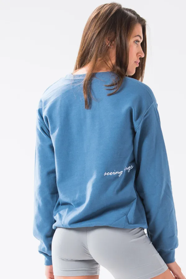 seeing thngs Crewneck Sweatshirt