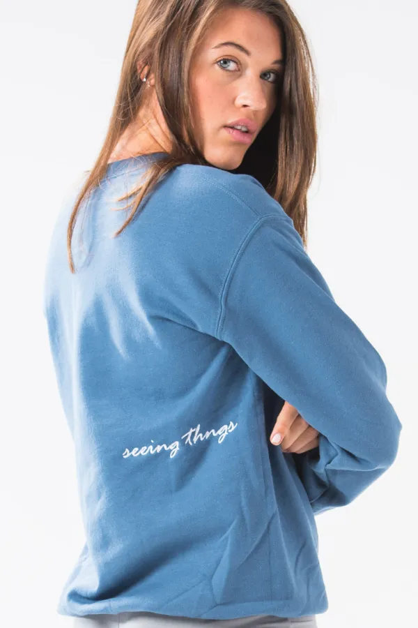 seeing thngs Crewneck Sweatshirt