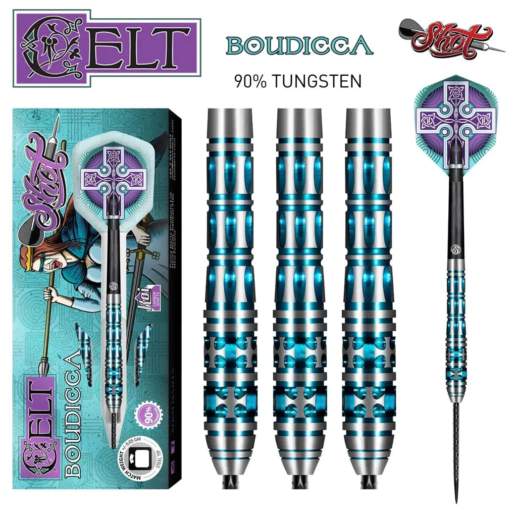 Shot Celt Boudicca Steel Tip Darts