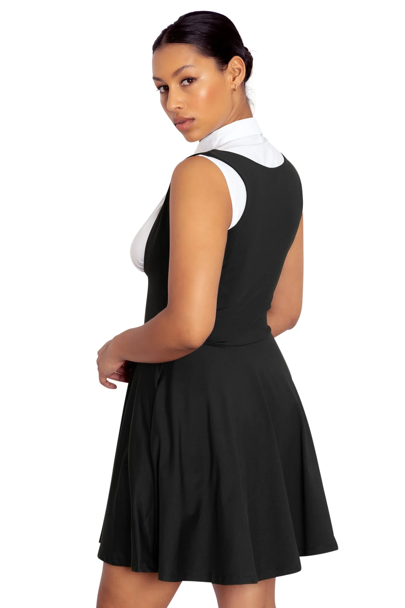 Show Us Ya Tops Matte Black Underbust Dress