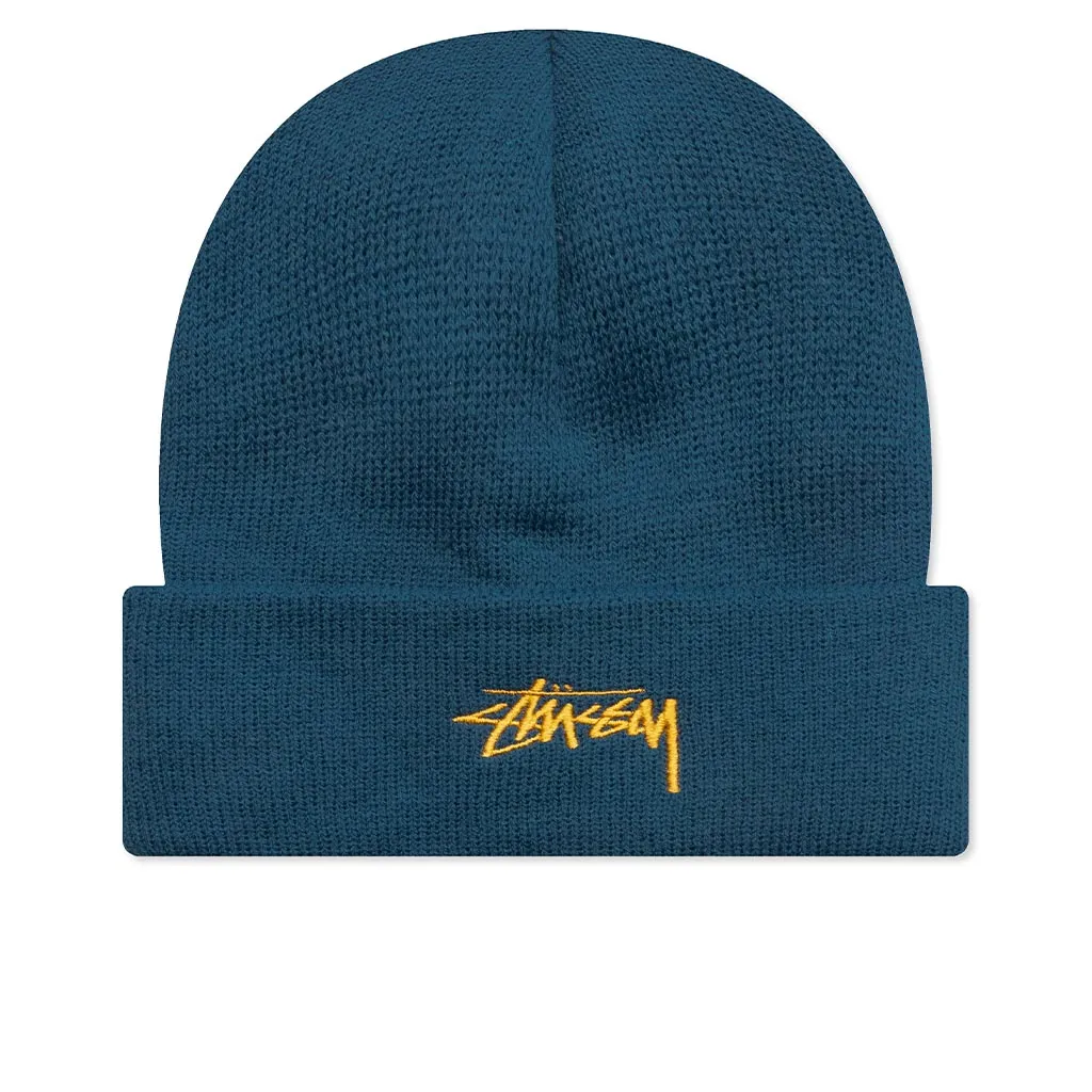 Stock Cuff Beanie - Dark Teal