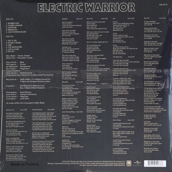 T. Rex ~ Electric Warrior