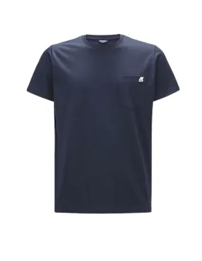 T-shirt K-way uomo K00AI30 Sigur blu depth