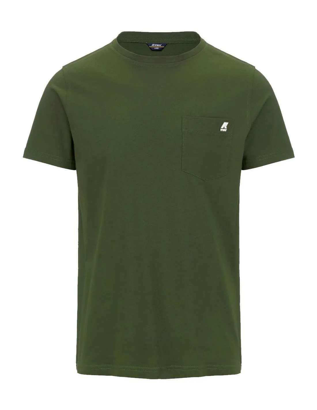 T-shirt K-way uomo K00AI30 Sigur verde cipresso