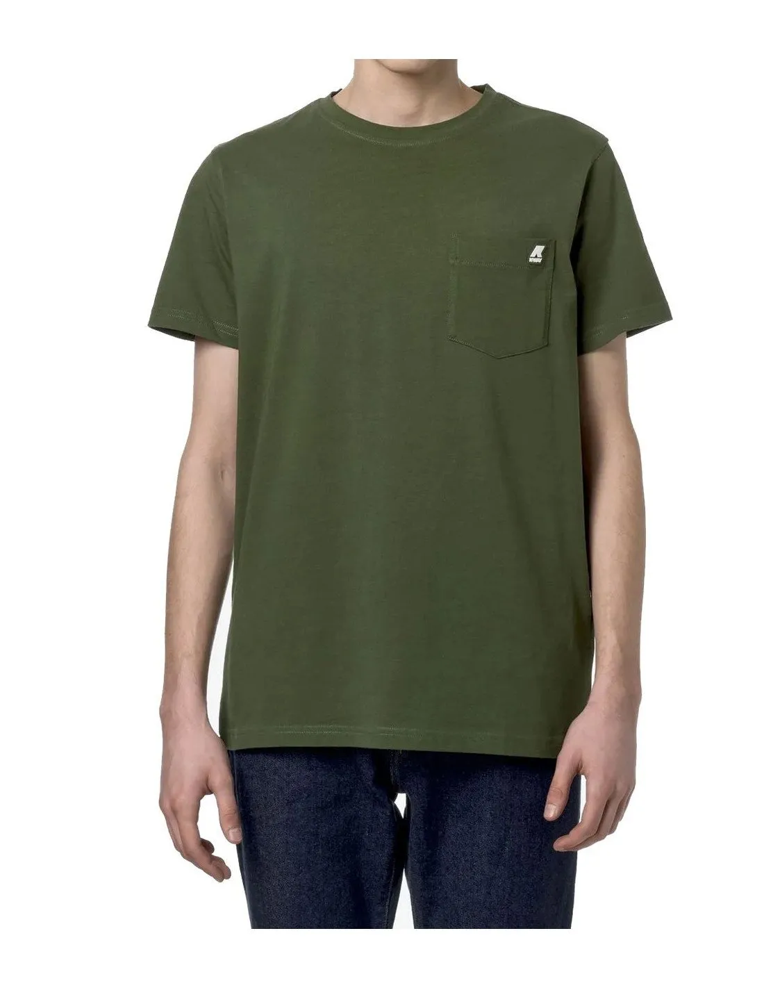 T-shirt K-way uomo K00AI30 Sigur verde cipresso