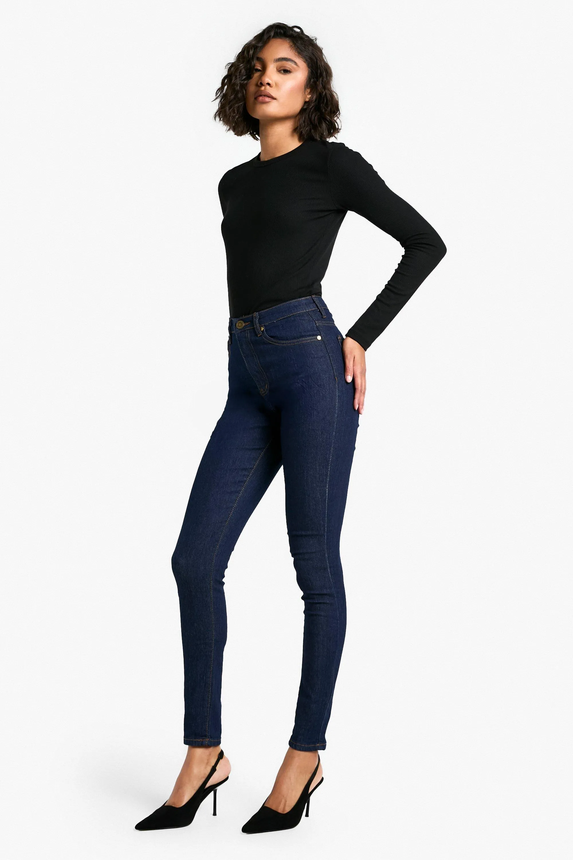 Tall Basics High Waist Skinny Jeans