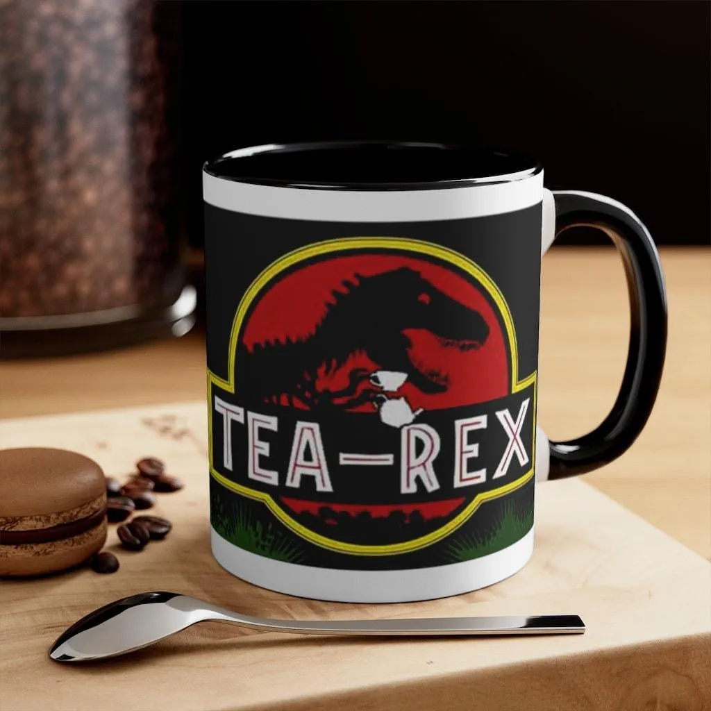 Tea Rex Accent Mugs || T Rex Mugs Tea Rex Accent Mugs, Dinosaurs Mug, mr tea rex mug , ms tea rex mug, Dino lover Tea Lover Gift