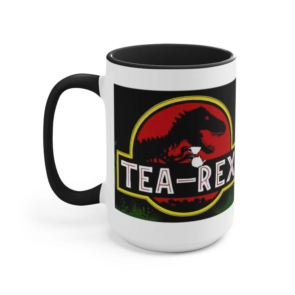 Tea Rex Accent Mugs || T Rex Mugs Tea Rex Accent Mugs, Dinosaurs Mug, mr tea rex mug , ms tea rex mug, Dino lover Tea Lover Gift