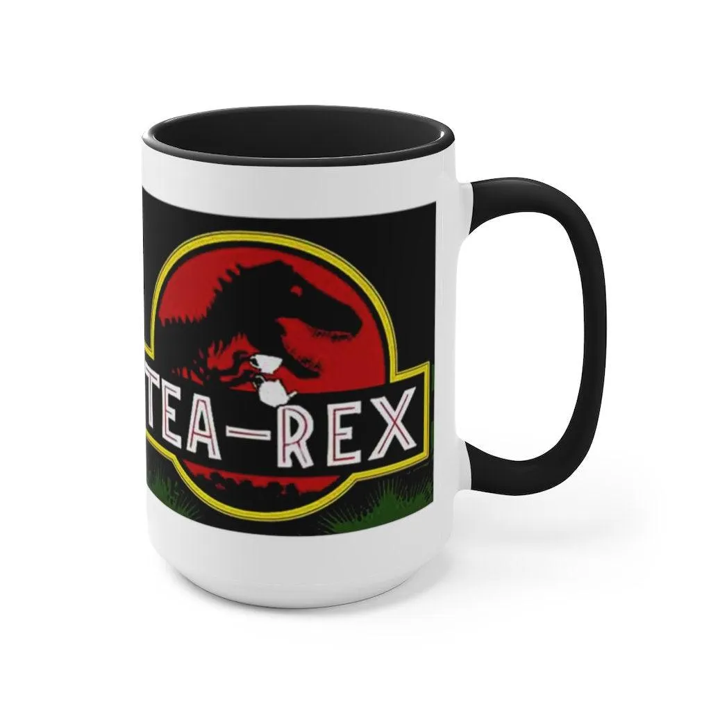 Tea Rex Accent Mugs || T Rex Mugs Tea Rex Accent Mugs, Dinosaurs Mug, mr tea rex mug , ms tea rex mug, Dino lover Tea Lover Gift