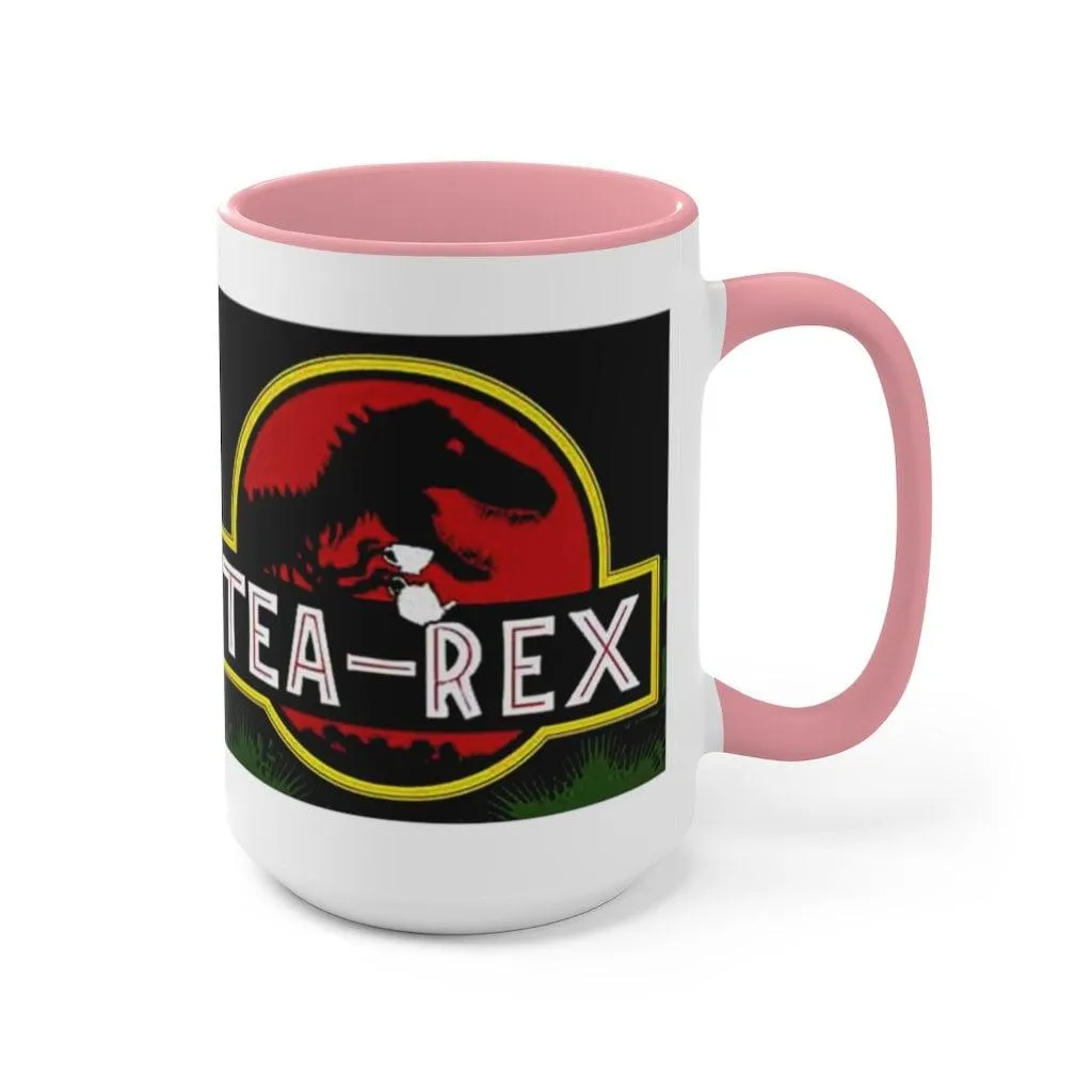 Tea Rex Accent Mugs || T Rex Mugs Tea Rex Accent Mugs, Dinosaurs Mug, mr tea rex mug , ms tea rex mug, Dino lover Tea Lover Gift