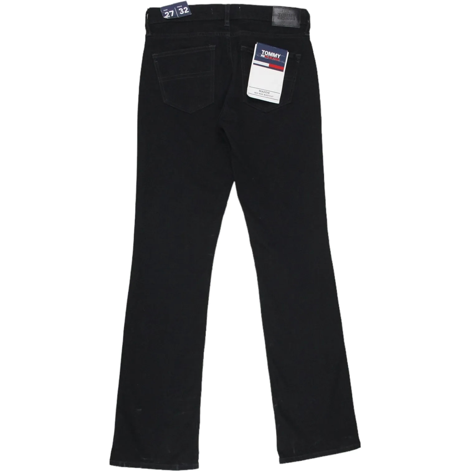 Tommy Jeans Black Maddie Mid Rise Bootcut Jeans